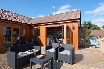 Relax on the spacious deck.