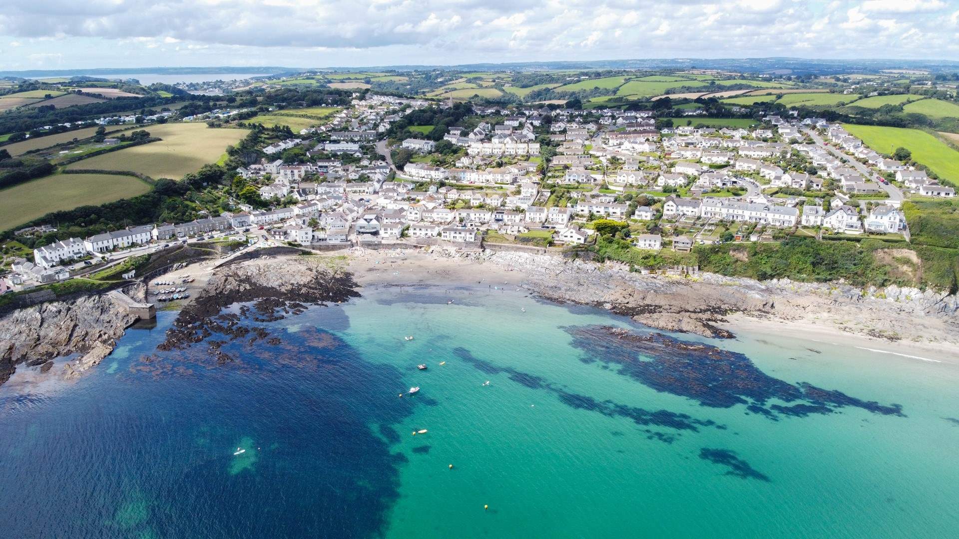 A birds eye view of Portscatho !