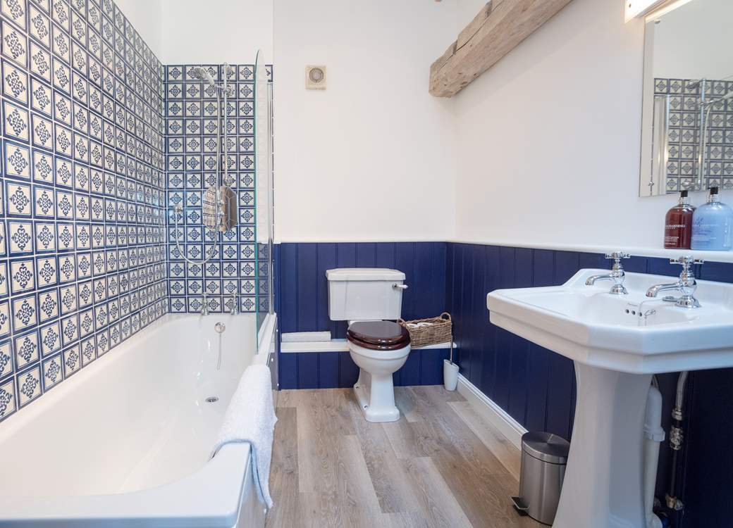 Newly refurbished bathroom.