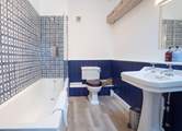 Newly refurbished bathroom.