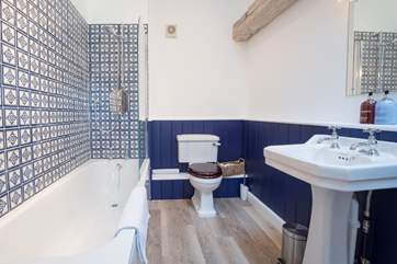 Newly refurbished bathroom.