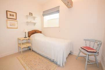 The dressing-room also has a single bed for flexible sleeping options.