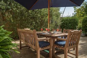 With the patio and separate garden area, the little ones are sure to have lots of fun here.