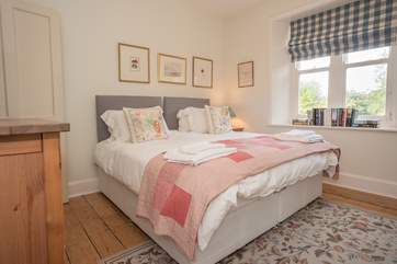 First floor double bedroom with super-king size bed.