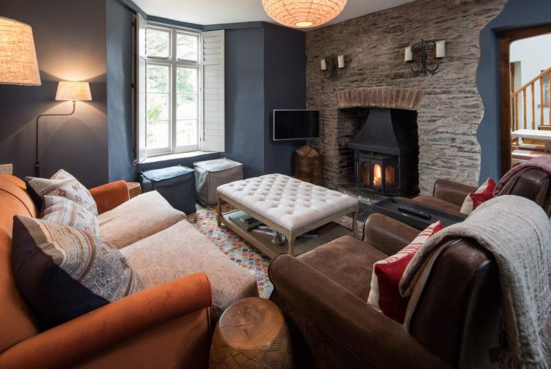 Complemented by a glorious wood-burner, this cosy room is perfect for snuggling up after a full day of fun and adventure.