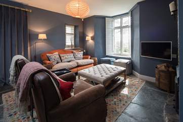 Retreating to this luxurious sitting-room is a real treat.