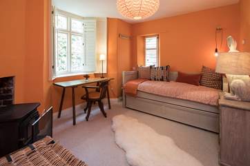 Bedroom 2 has a single bed, or perhaps you have the need for the truckle bed underneath. If so, this lovely room has oodles of space to pull the truckle out and create two single beds.