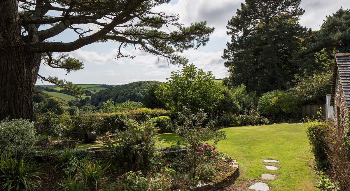 What a fabulous lawn. Perfect for the younger members of the party to let off some steam.