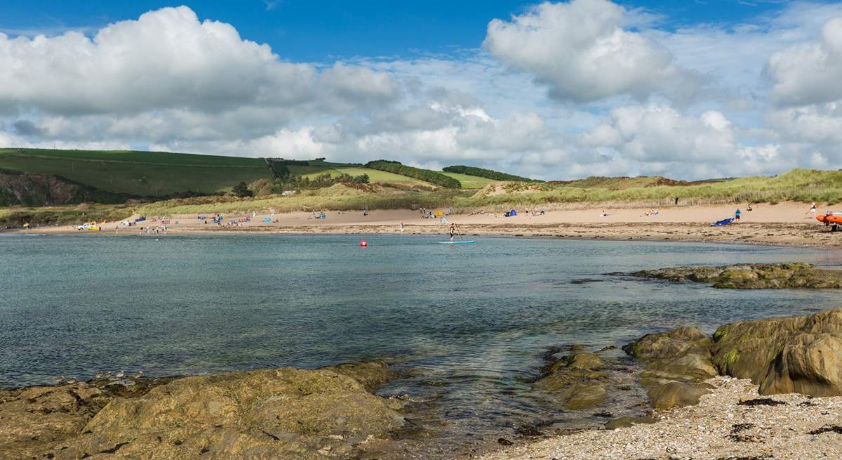 One of many gorgeous beaches on the south Devon coast.