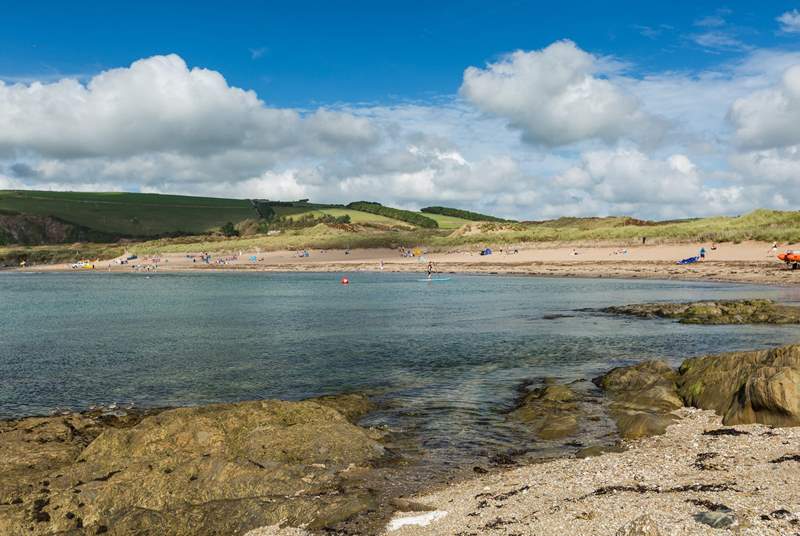 One of many gorgeous beaches on the south Devon coast.