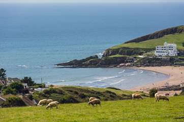 Walkers will love the miles of coast path.