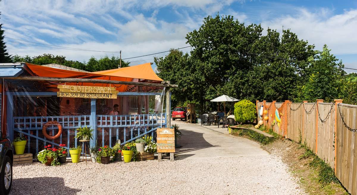 There's lots of choice when it comes to eating out, this is The Oyster Shack in Bigbury.