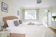 The delightful bedrooms are on the ground floor.