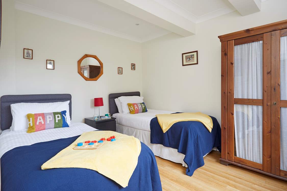 Welcome to the twin bedroom, ideal for either children or adults.
