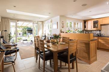 Enjoy the open plan living space.