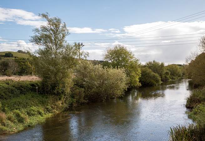 The River Otter runs through Harpford to the Jurassic Coast at Budleigh Salterton, a delightful walk at any time of year.