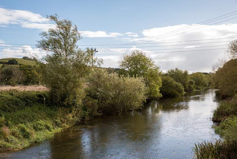 The River Otter runs through Harpford to the Jurassic Coast at Budleigh Salterton, a delightful walk at any time of year.