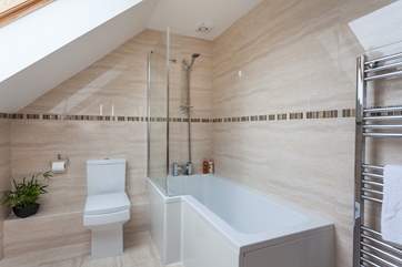 The en suite bathroom for Bedroom 3.
