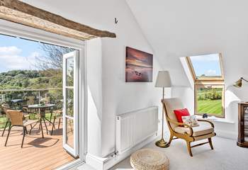 You are sure to spend many an hour enjoying the wonderful views from the balcony.
