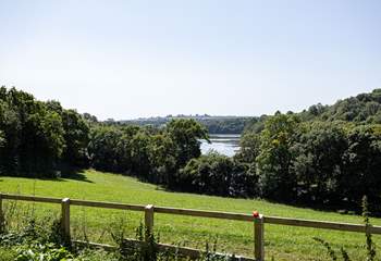 The wonderful view from the garden.