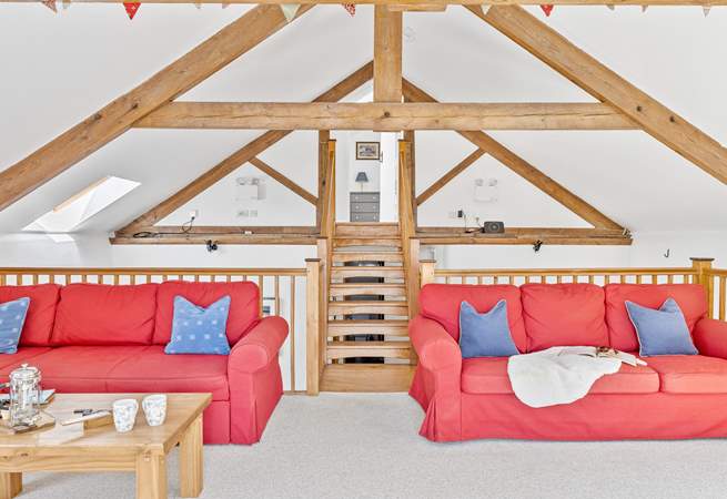 Please take care of children around the bannisters in the sitting-room. Bedroom 3 can be seen at the top of the stairs.