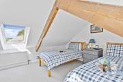Bedroom 3 has lovely exposed beams but please mind your head.