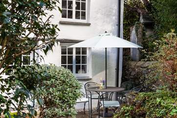 The perfect little spot for a morning coffee.