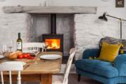 This little cottage has the most fabulous contemporary wood-burner, perfect for cosy evenings curled up with a book.