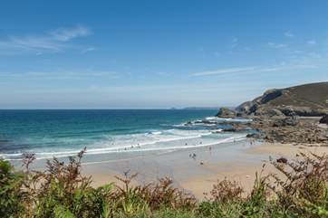 Trevaunance Cove is a very short walk away.
