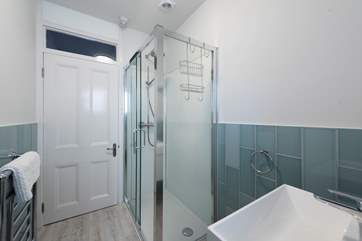 The shower-room.