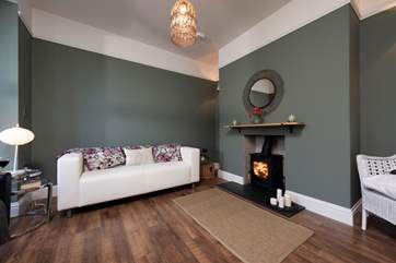 The snug also has a wood-burner making this a perfect retreat all year round.