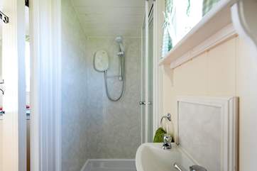 In true Classic Glamping style, there is a hot shower to relax in at the end of a busy day exploring.