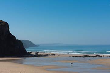Why not give surfing a go - lessons can be booked at the beach cafe.
