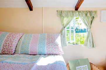 Colourful fabrics add character to this wonderful home-from-home.