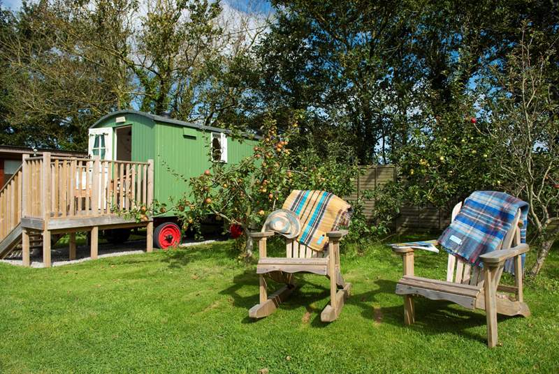 This is a great base for exploring the north coast of Cornwall - if you can pull yourself away from the orchard.