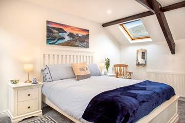 Take care of the beams as they are low where they join the walls.