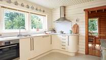 The well equipped kitchen ready for you to prepare a delicious meal.