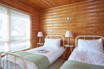 The twin bedroom.