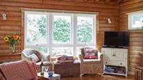 Relax in the living-room after a day out.