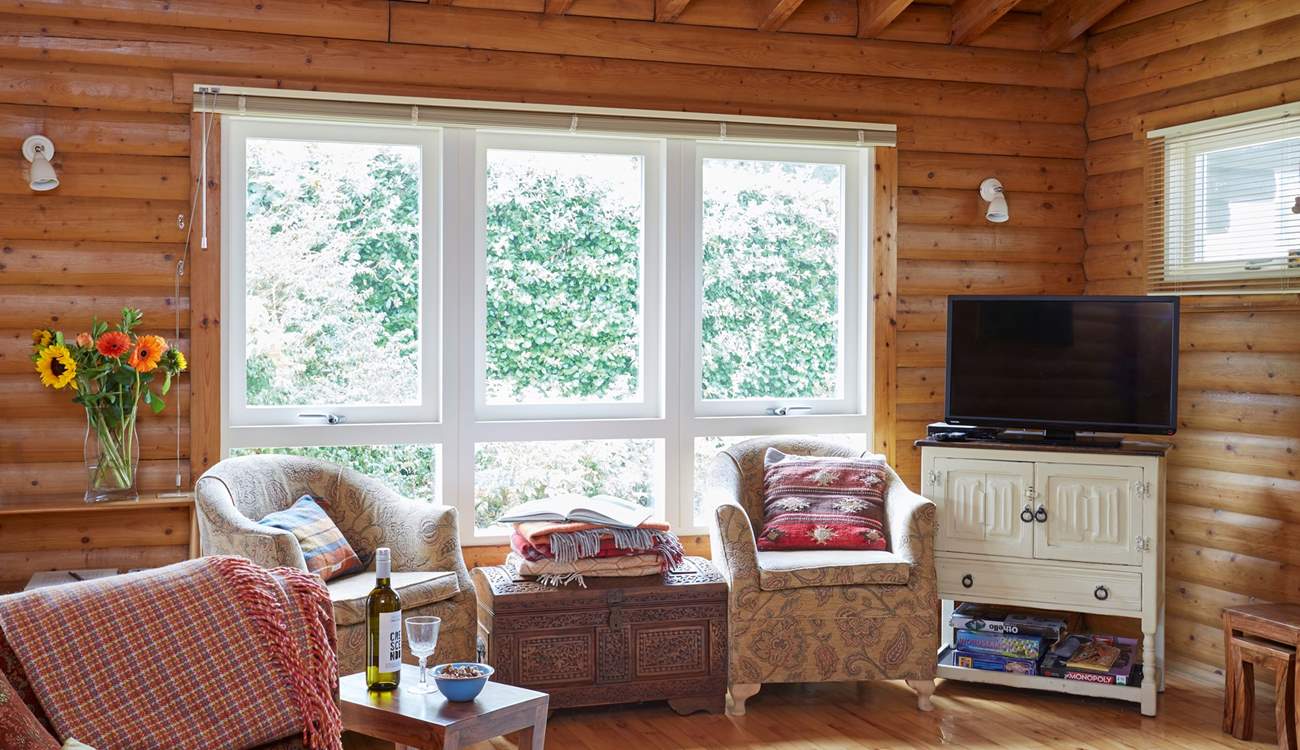 Relax in the living-room after a day out.