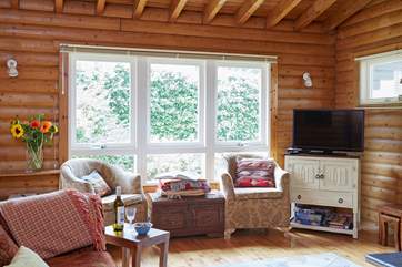 Relax in the living-room after a day out.