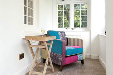 Enjoy some quiet time perhaps with a good book in the sun-room.