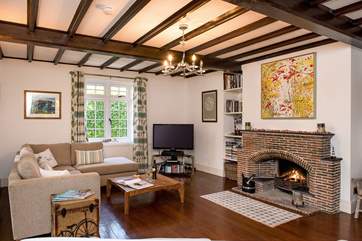 The open fire will be a welcome sight on those out-of-season breaks.