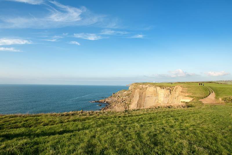 The north Cornish coastline is quite breathtaking.