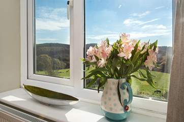 Bedroom 2 also enjoys those wonderful countryside views.