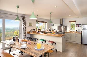 The kitchen/dining-room.