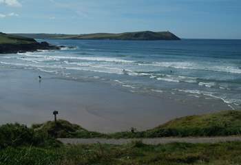 There are glorious beaches to discover on both the north and south coasts - Polzeath is a favourite of families and surfers alike.