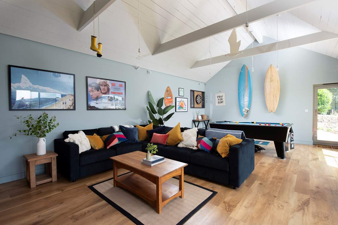 The fabulous games-room.