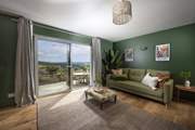 The large windows in the sitting-room make the most of those gorgeous views.