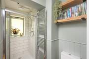 The downstairs shower-room.